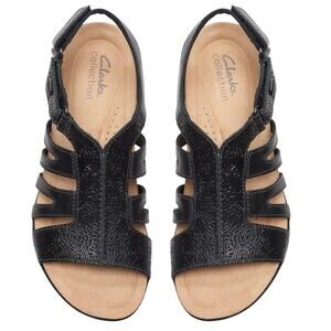 CLARKS April Belle Black Leather Sandals
US Size Womens 12 / Eur 44 New w/o Tag